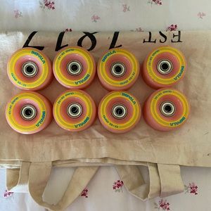 (SOLD) Impala Pink Roller Skate Wheels/Bearings